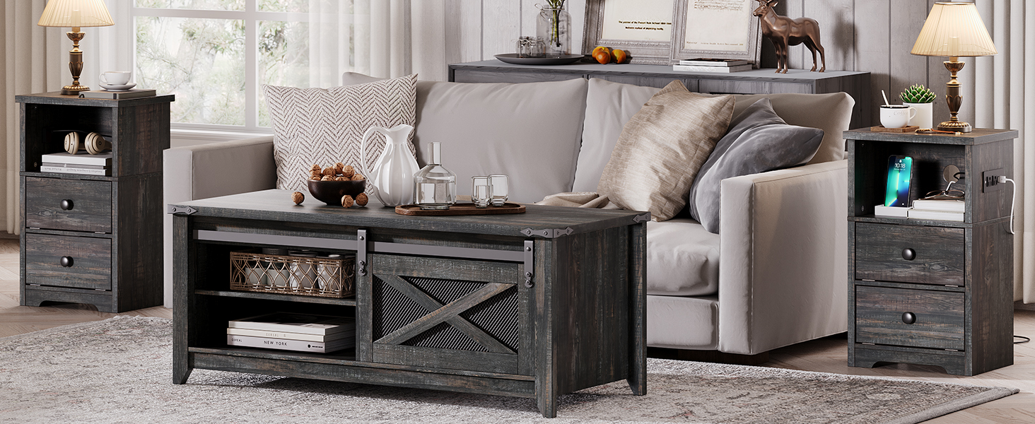 тумбочка с зарядной станцией