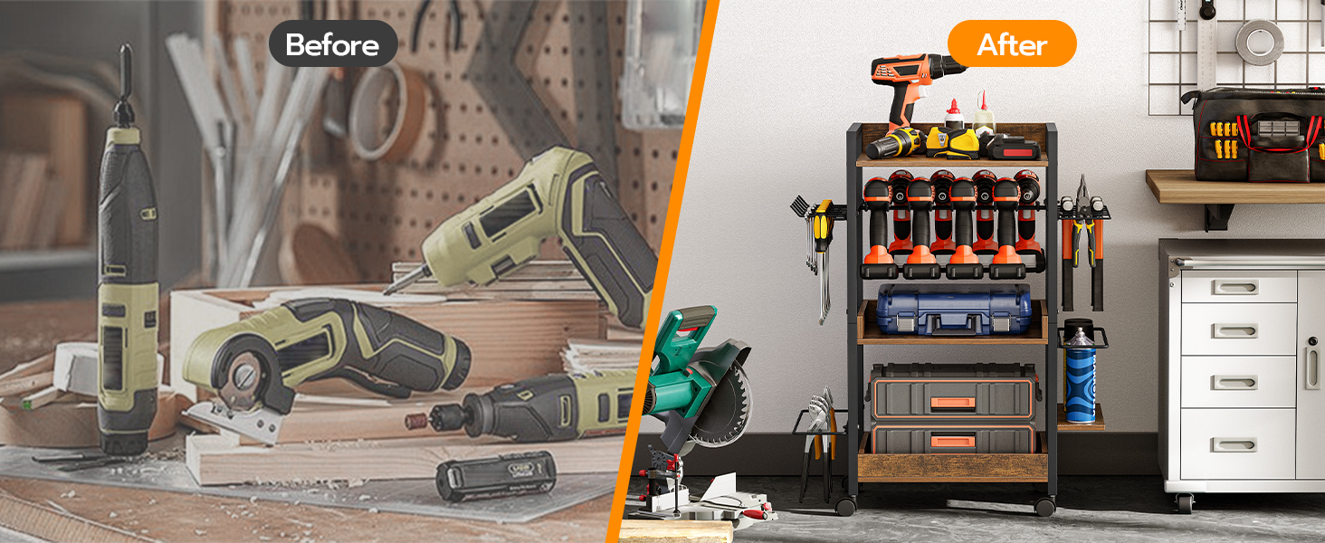 tool organizer cart with wheels