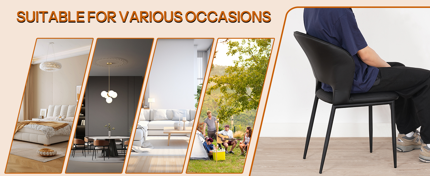 كراسي غرفة الطعام المنجدة