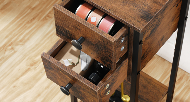 جدول الهاتف مع 2 أدراج