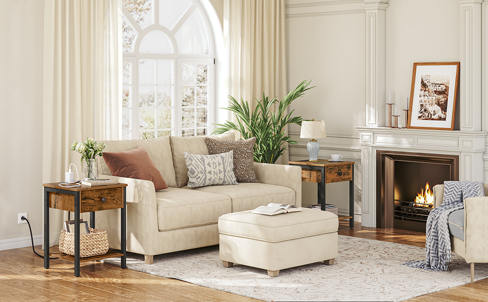 κομοδίνο με σταθμό φόρτισης