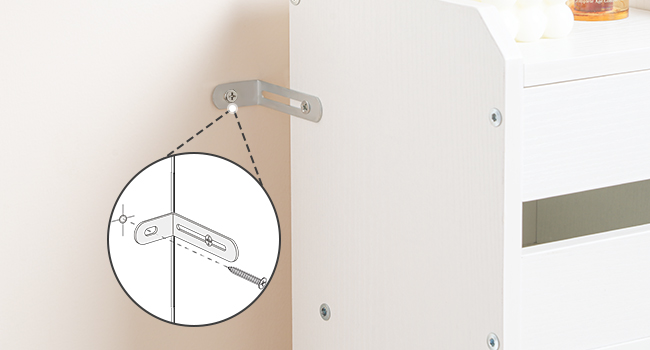 gabinete de almacenamiento de baño pequeño