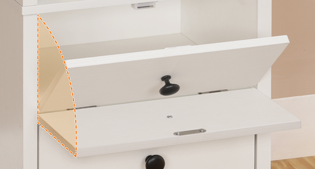 منضدة مع محطة شحن