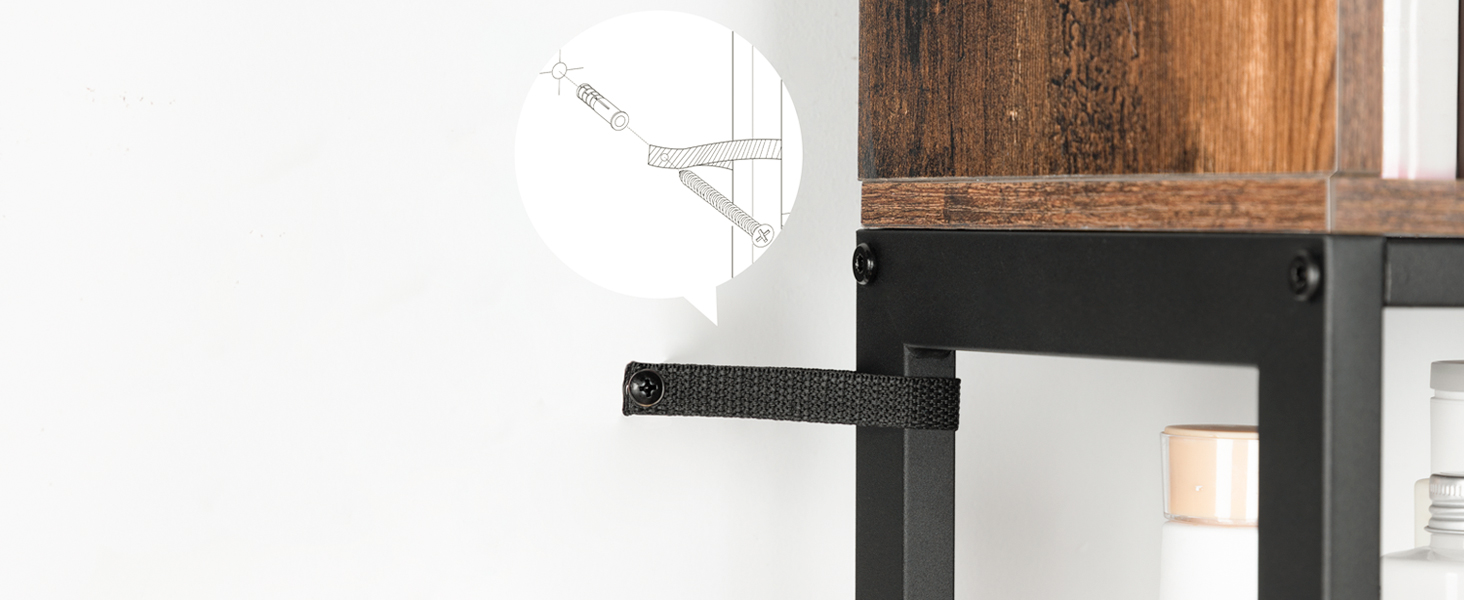 boven de toiletberging