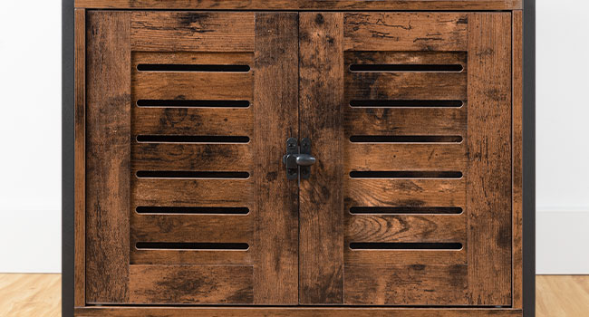 enclos pour bac à litière