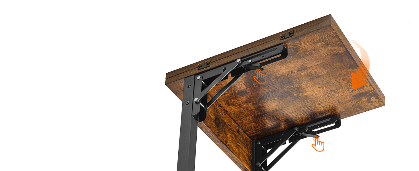 Veelzijdige opklapbare bijzettafel