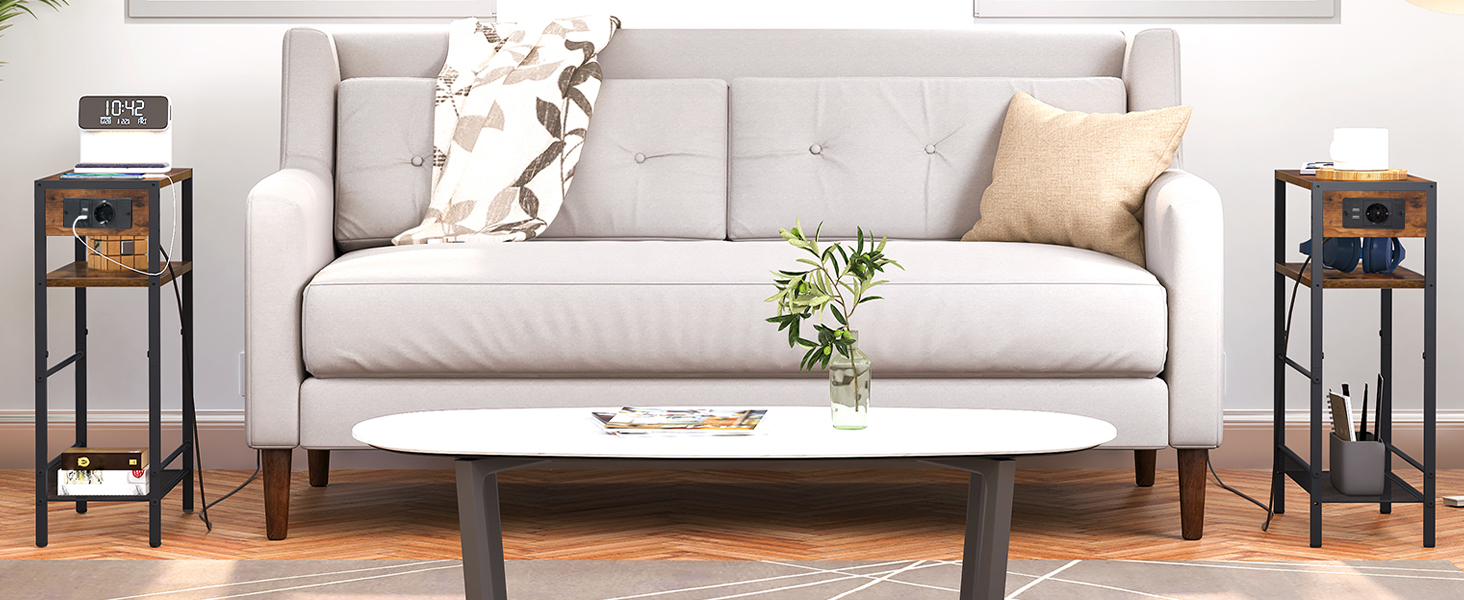 Oldalsó asztal oldalsó asztal kanapé éjjeliszekrény keskeny éjjeliszekrény aljzat