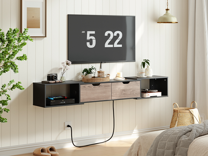 Schwimmender TV-Ständer