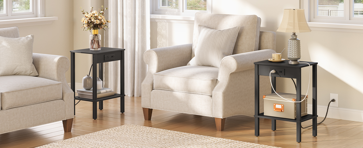 Koncový stôl s nabíjacou stanicou