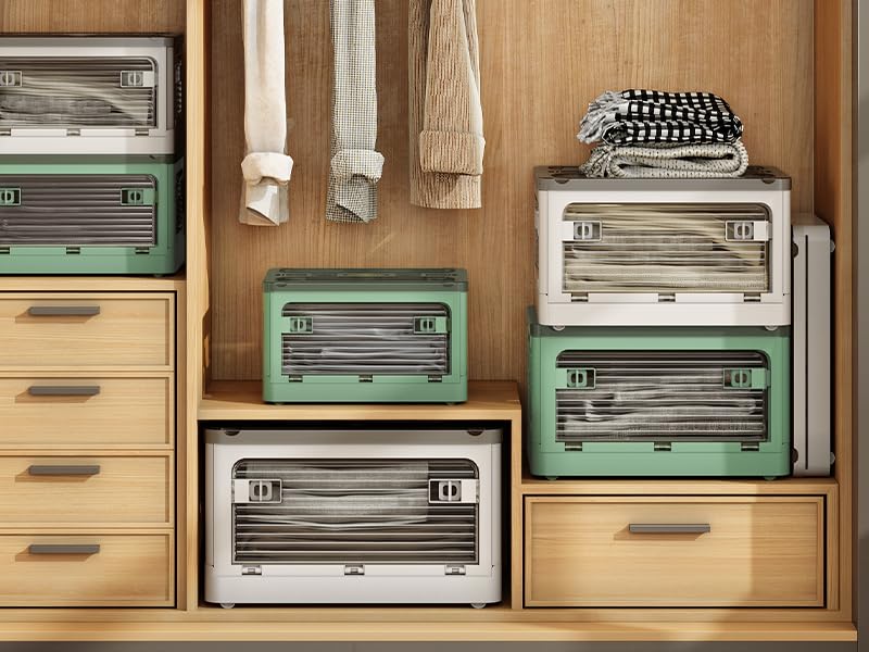 πλαστικοί κάδοι αποθήκευσης με καπάκι