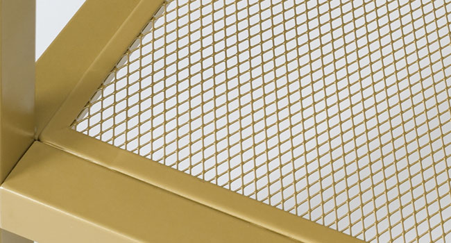 scaffale a rete metallica