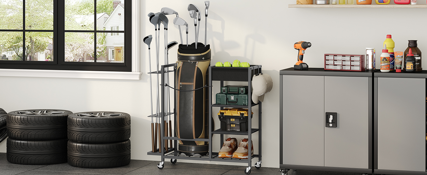 Организатор для хранения гольфа для гаража