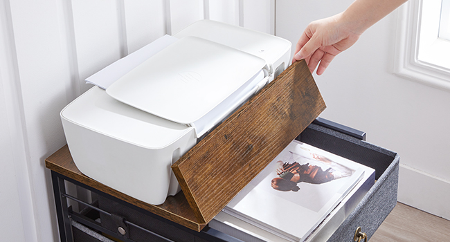 Support d'imprimante roulant, pour les fichiers au format A4/Lettre, Tiroir pour non-tissés