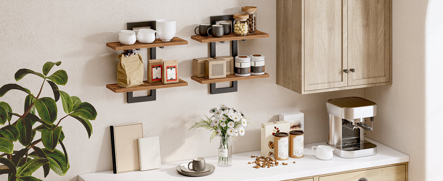 zestaw półek do montażu na ścianie 2