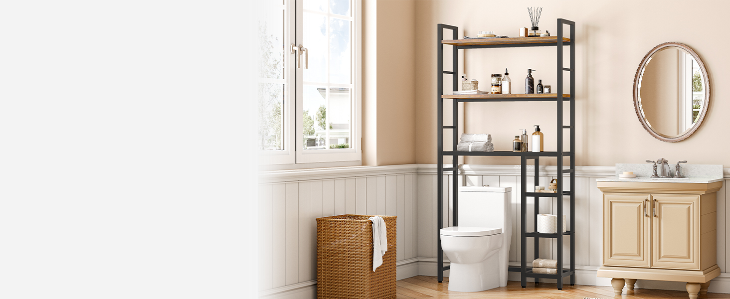 πάνω από την αποθήκευση τουαλέτας