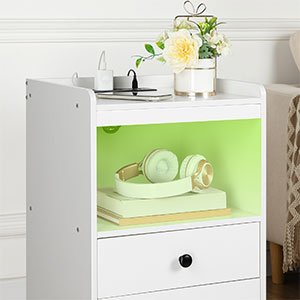 nachtkastje met LED -licht