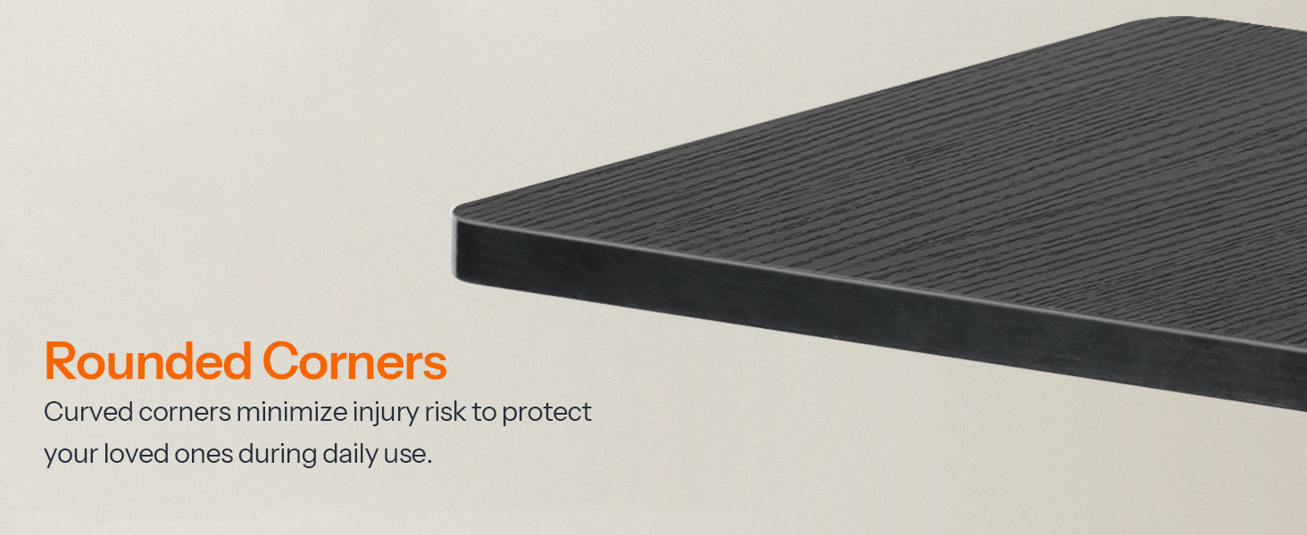 στρογγυλεμένες γωνίες για επιτραπέζια