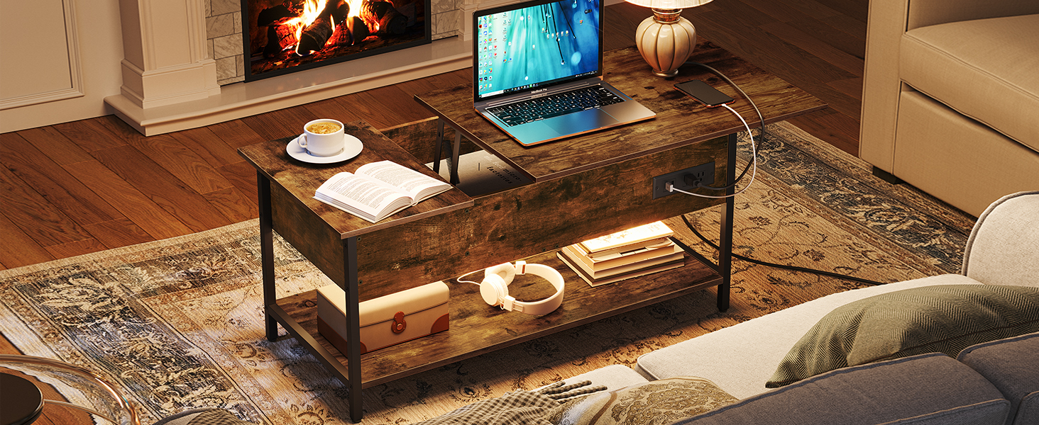 lift top coffee table