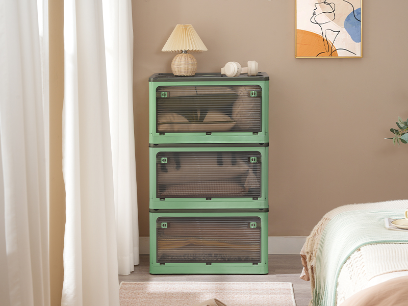 صناديق تخزين بلاستيكية مع اغطية