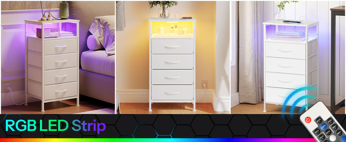 éjjeliszekrény töltőállomással