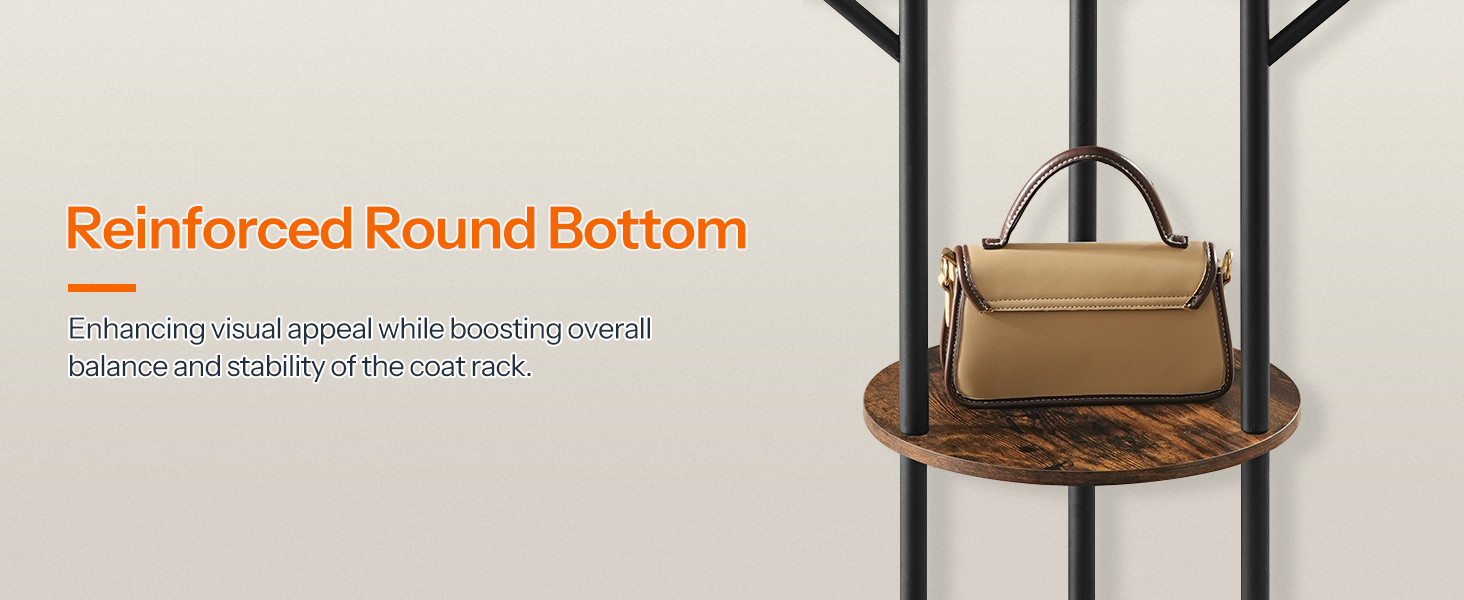 coat rack with shelves