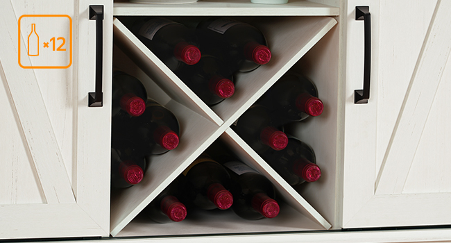 Kaffeebarschrank im Landhausstil