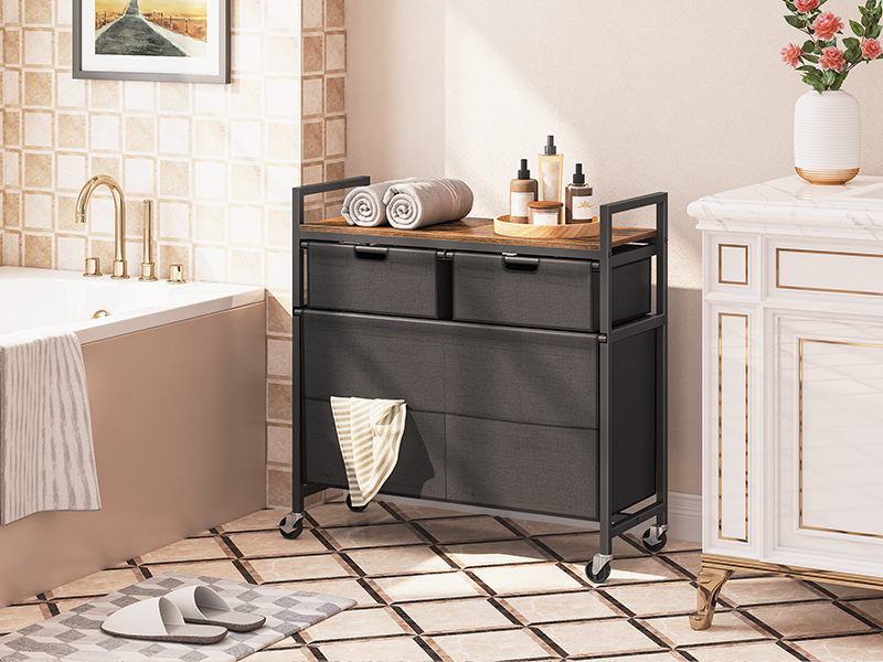 carrello portabiancheria