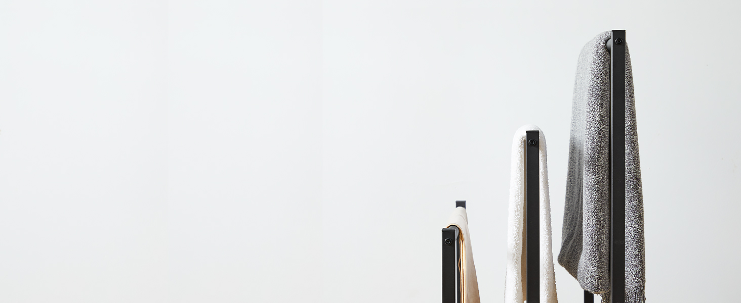 Freistehender Handtuchregal