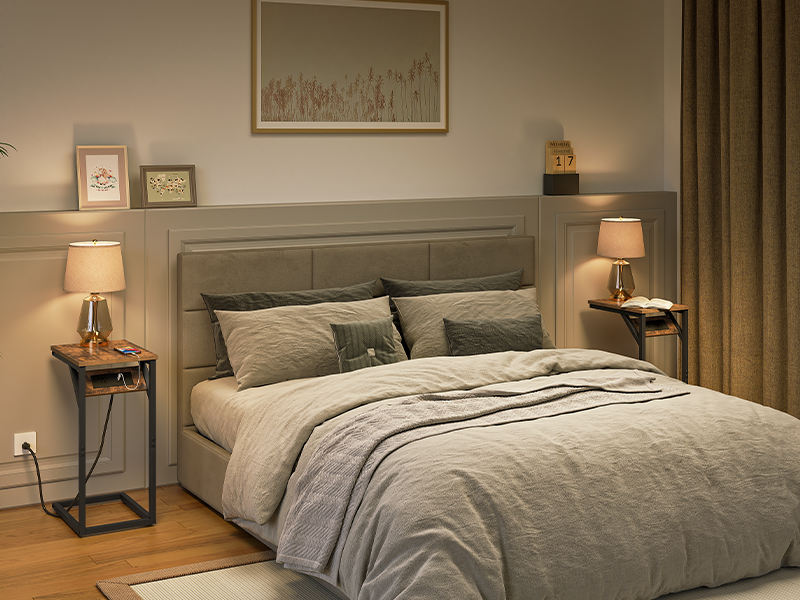 narrow bedside table 07USF