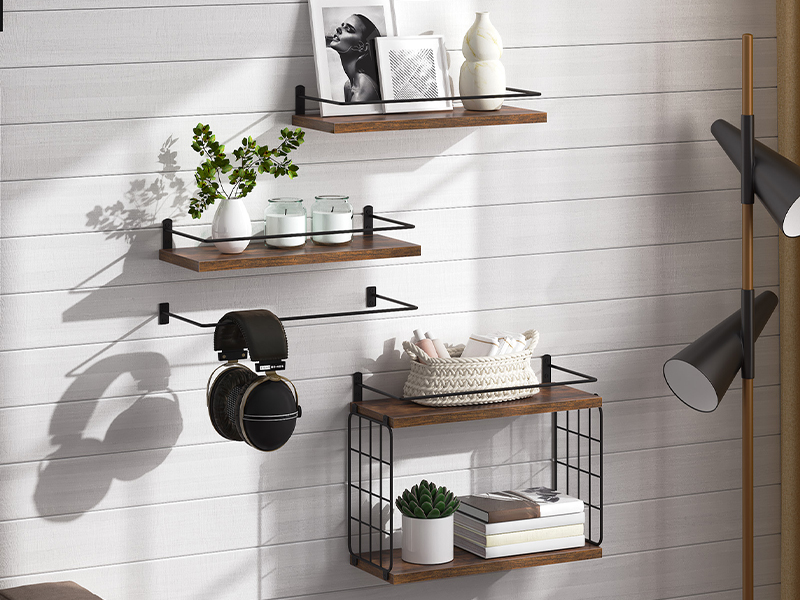 bathroom shelves