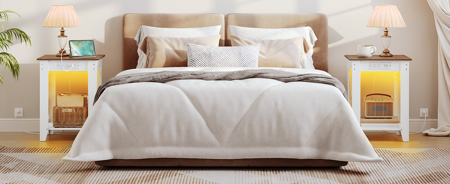 WH45UDBZ01 Farmhouse Bedside Table